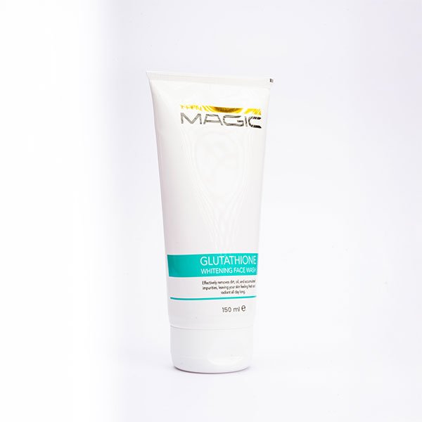 Home mumtaz magic glutathione whitening face wash deep cleansing with kojic acid & vitamin e (150ml)