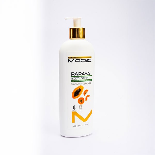 Home mumtaz magic papaya body lotion deeply nourishing & anti aging moisturizer with spf 50+ (450ml)